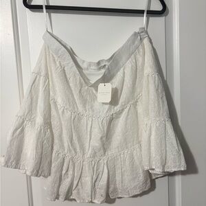 Altar'd State White Eyelet Blouse